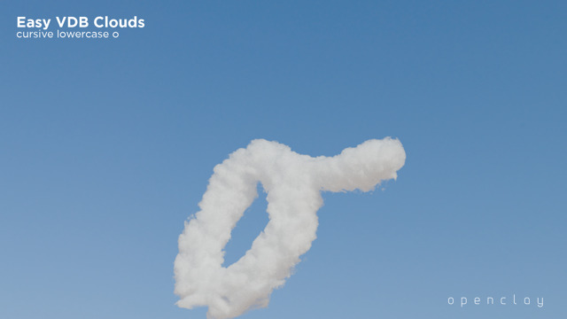 Cursive Lowercase O